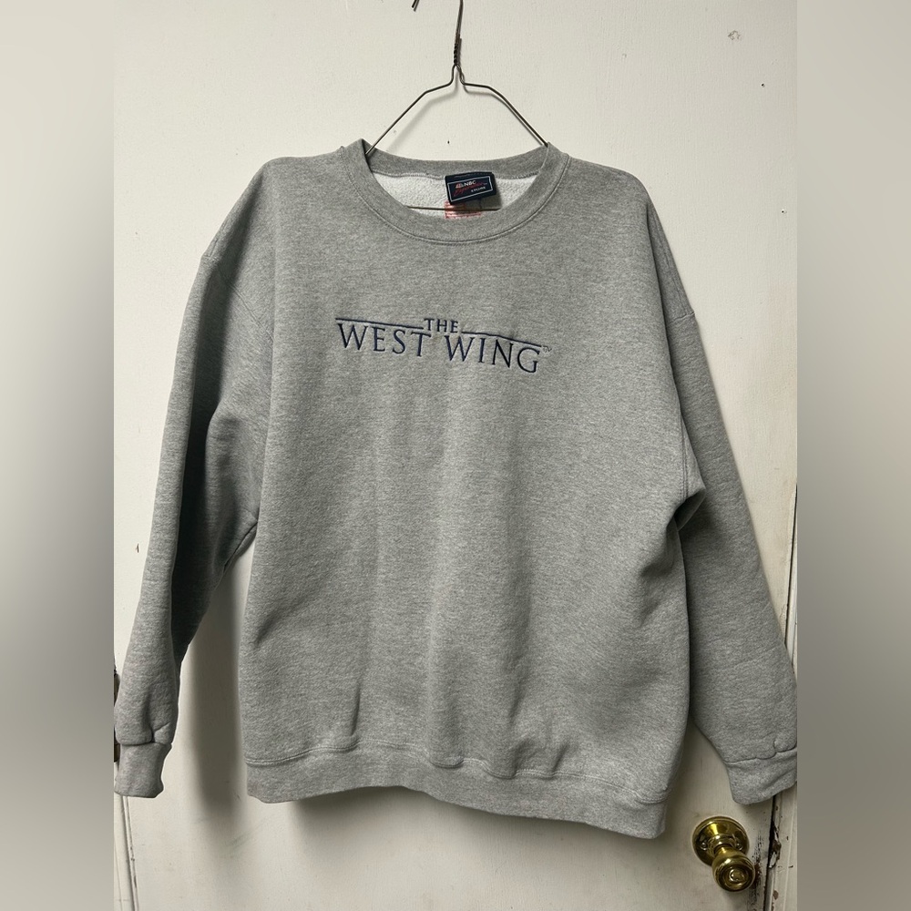 Vtg West Wing Sweatshirt NBC Experience Women’s Sz XL